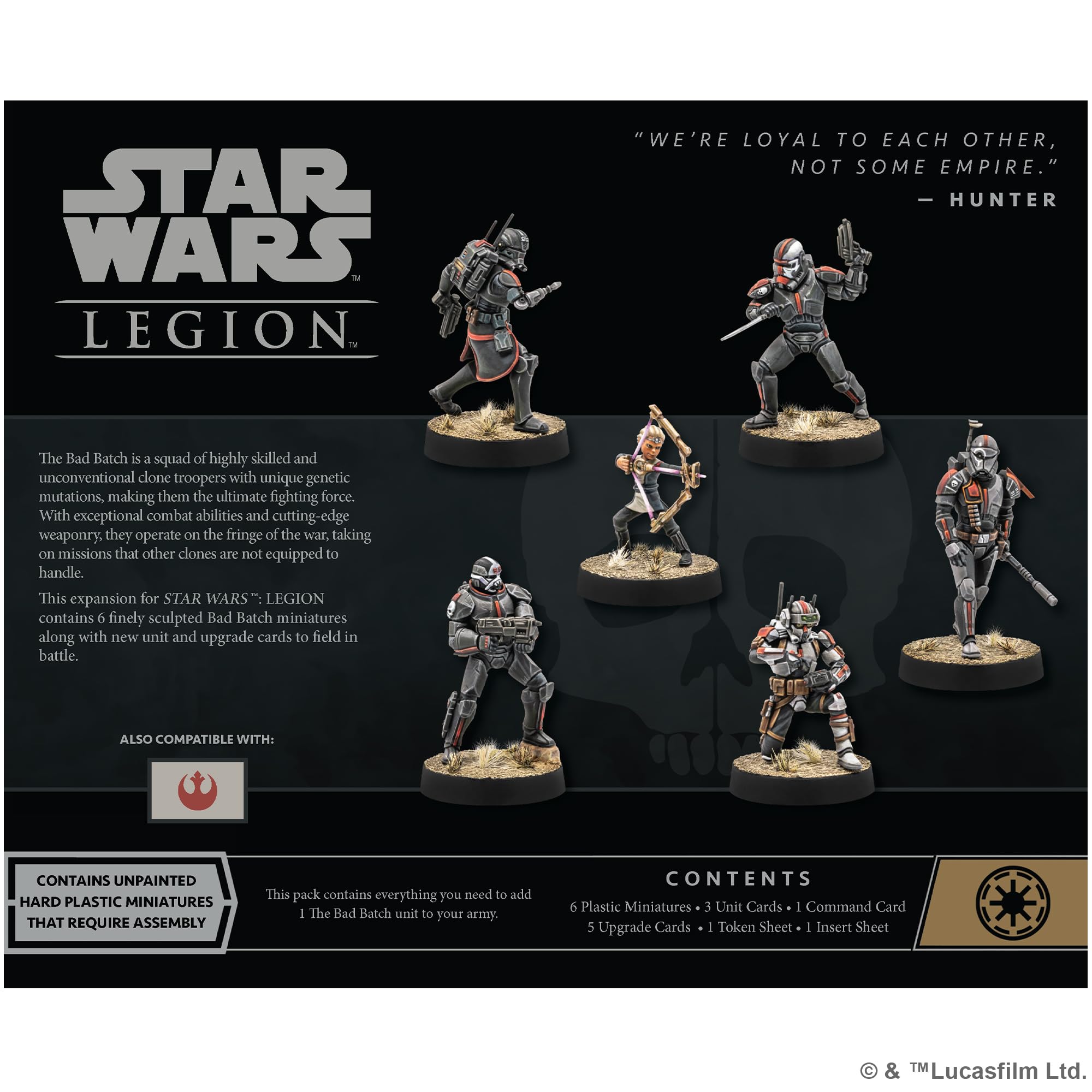 Amazon.com: Atomic Mass Games Star Wars: Legion Bad Batch